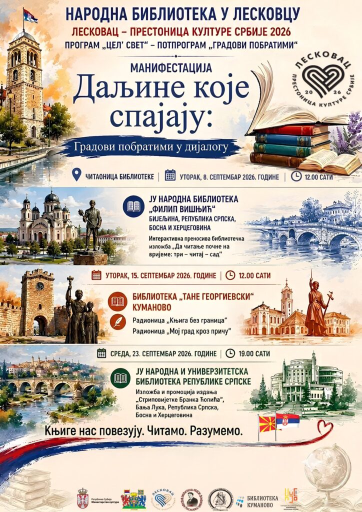 Даљине које спајају: Градови побратими у дијалогу